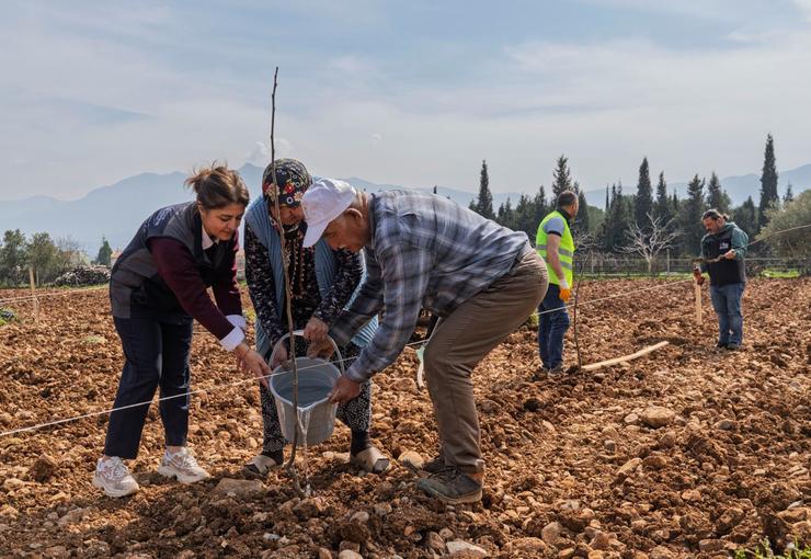 Kemalpaşa’da ceviz ağaçları kesilen 70 yaşındaki çiftçi Ahmet Kemal Kahya’nın