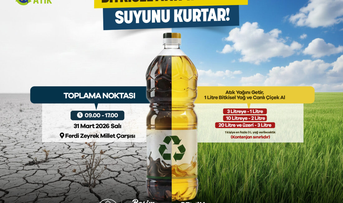 Manisa Büyükşehir Belediyesi, çevre kirliliğiyle mücadelede “Atık Yağını Getir, Suyunu