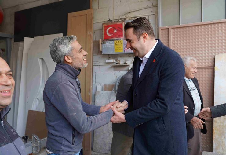 Cumhuriyet Halk Partisi İzmir İl Başkanı Çağatay Güç’ün saha ziyaretlerindeki